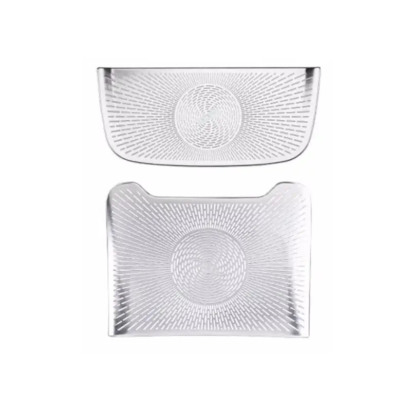 Cache décoratif arrière pour sortie d’air conditionné avec tapis anti-coup