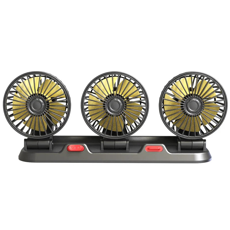 Ventilateur double tête pour voiture