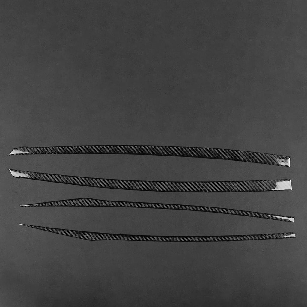 Bande décorative de coffre arrière en fibre de carbone pour Mercedes-Benz