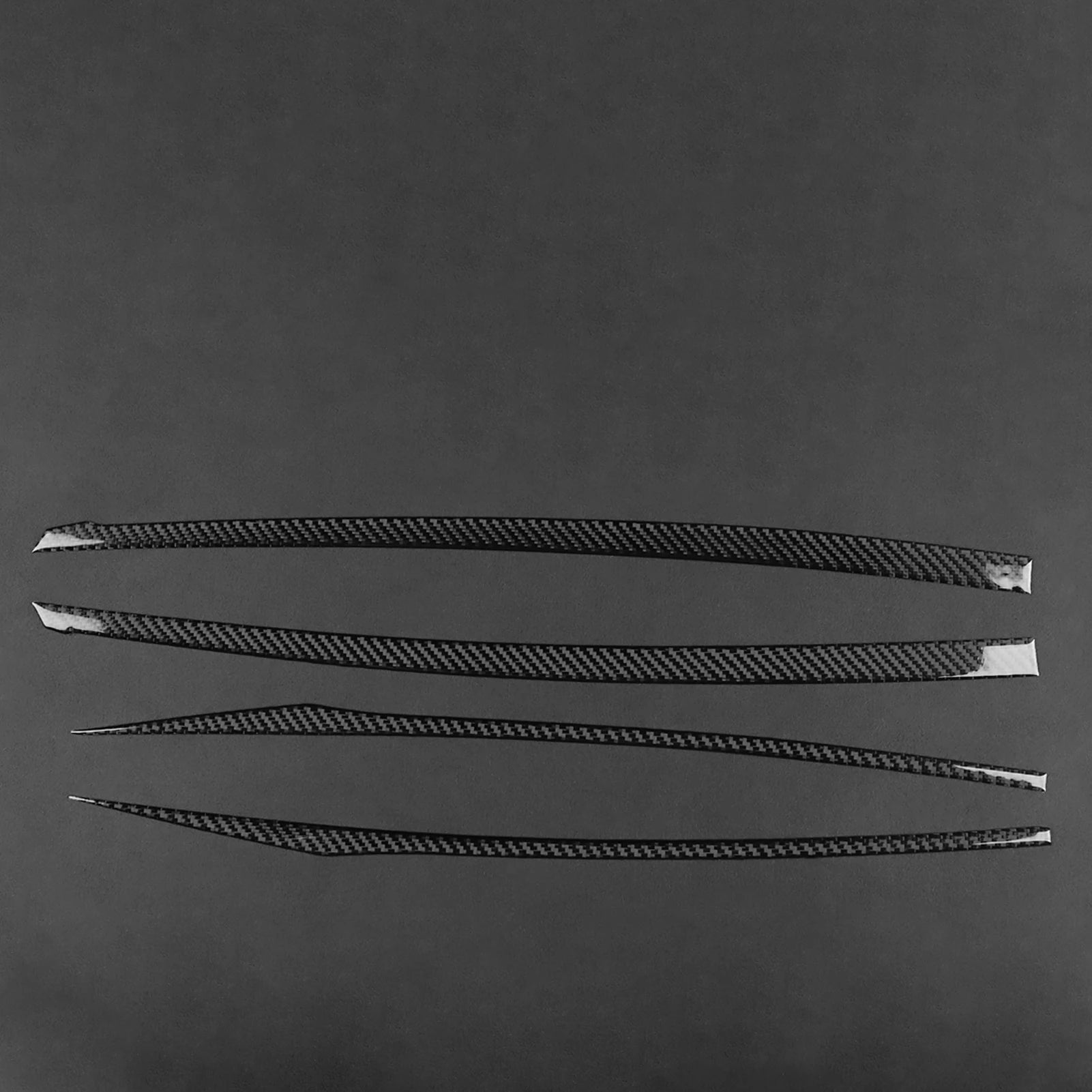 Bande décorative de coffre arrière en fibre de carbone pour Mercedes-Benz