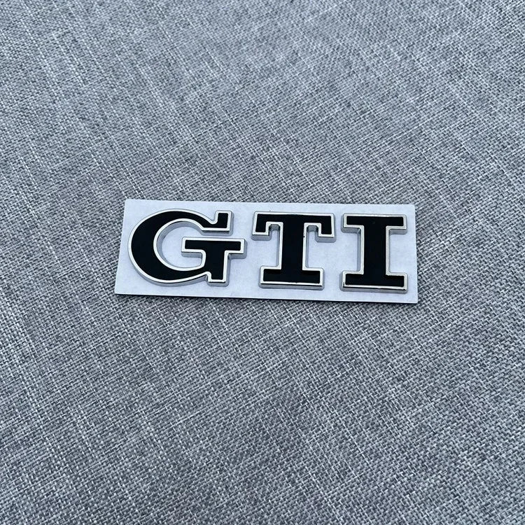 Emblèmes Métal 3D GTI pour VW Golf