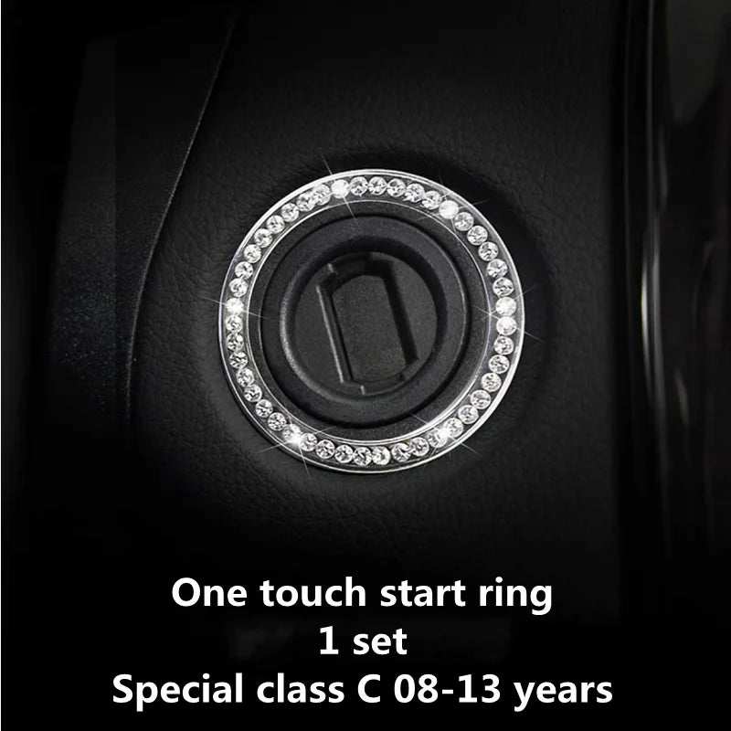 Autocollants décoratifs en cristal pour intérieur Mercedes-Benz W204/W205