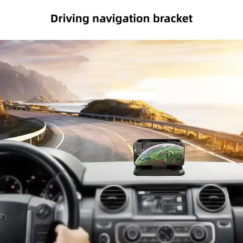 Support de téléphone pour tableau de bord imitation carbone pour Mercedes-Benz