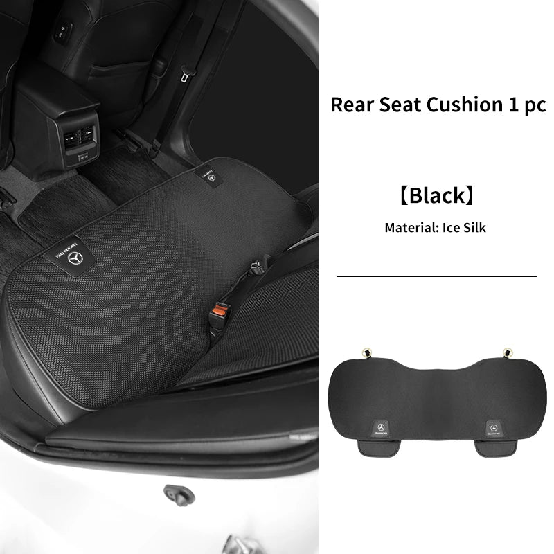 Coussin de siège auto antidérapant en soie glacée pour Mercedes-Benz