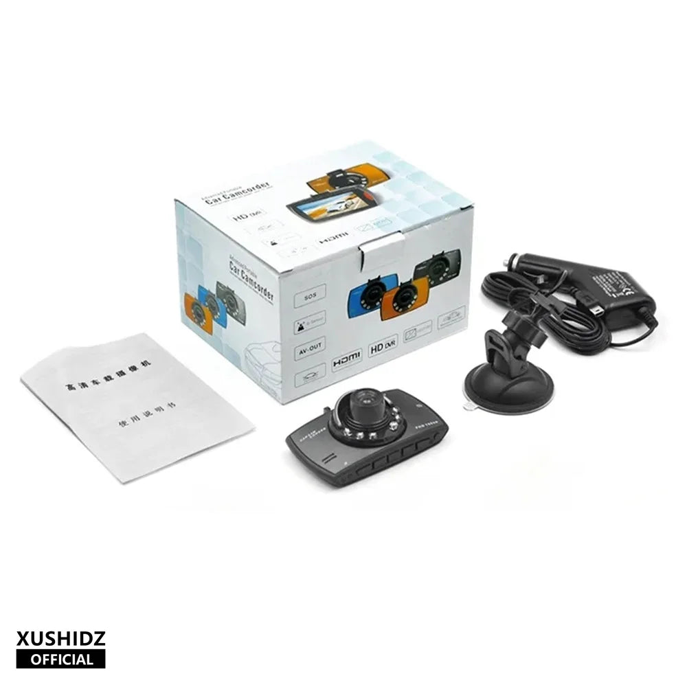 Caméra embarquée 1080P XUSHIDZ avec vision nocturne et enregistrement en boucle