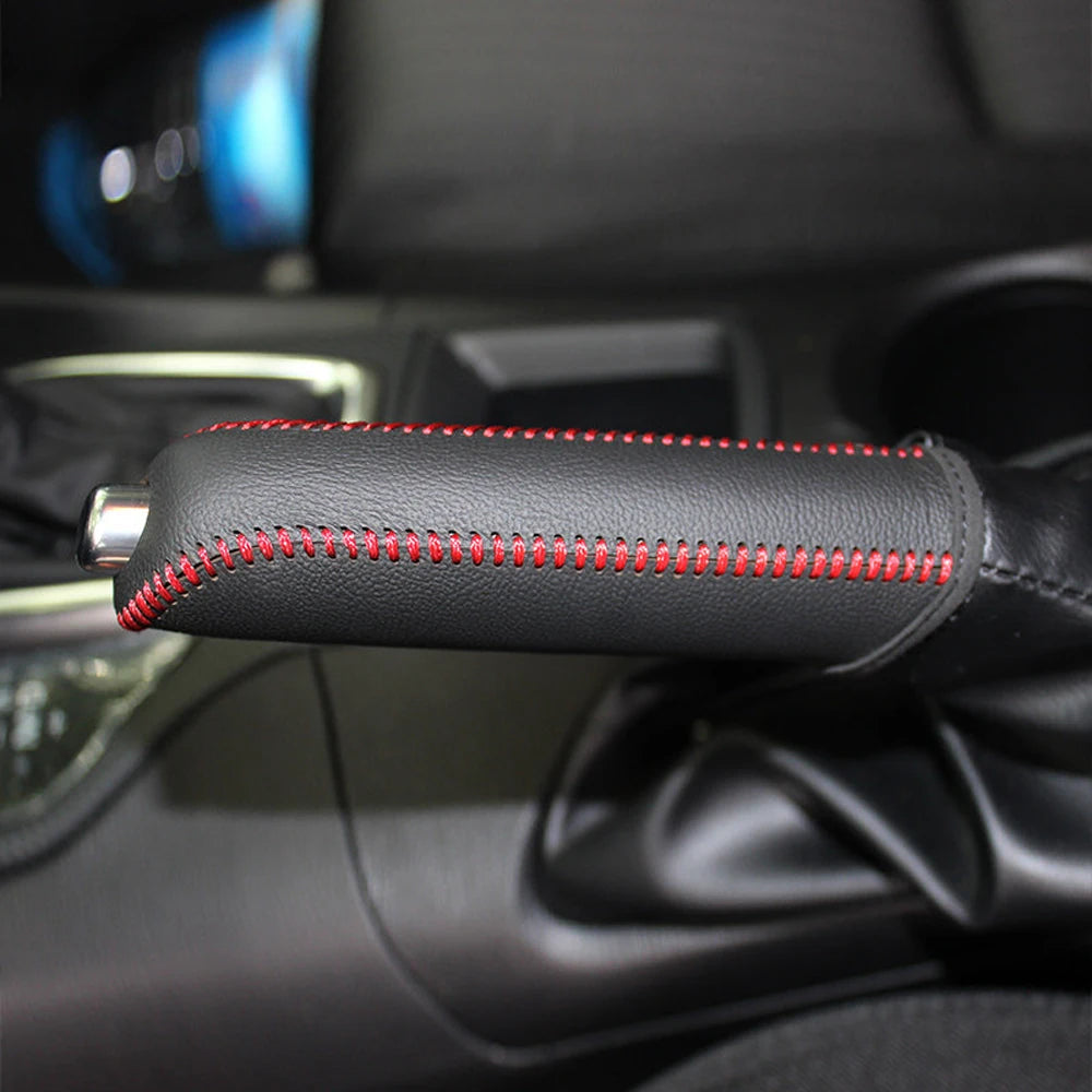 Housse de frein à main en cuir pour Mazda 6