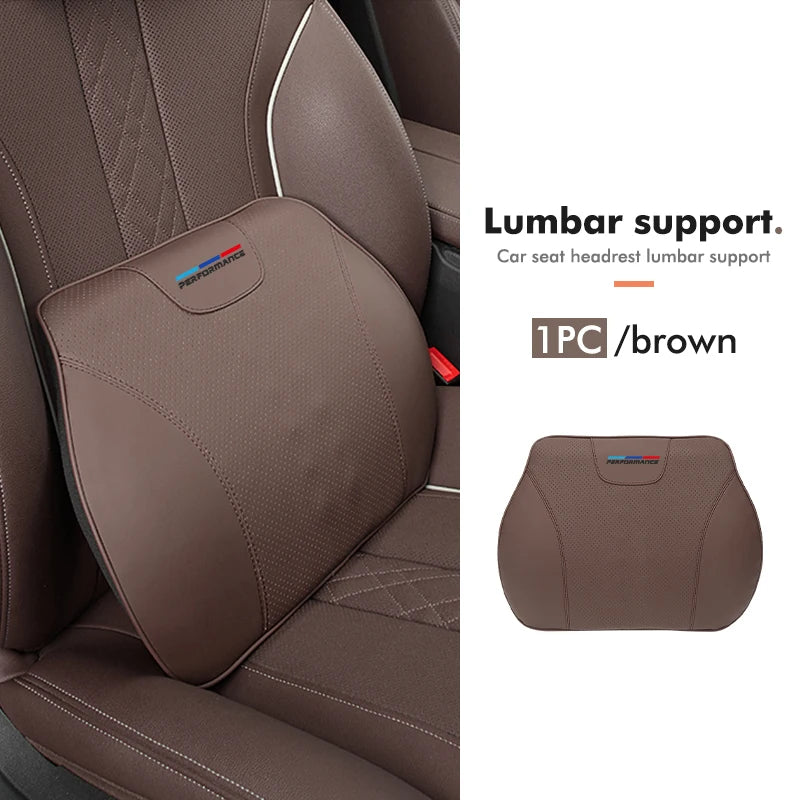 Appui-tête et coussin lombaire en mousse à mémoire pour BMW