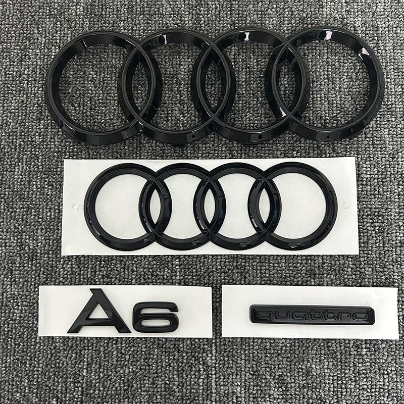 Logo Noir 4 Anneaux Audi A6