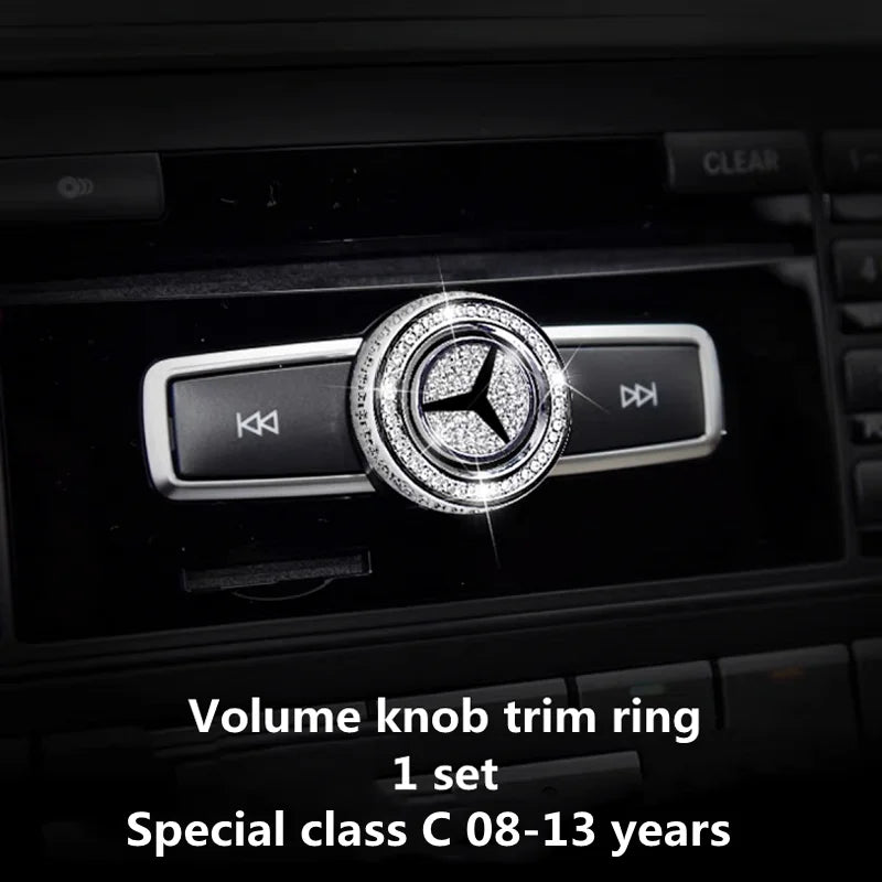 Autocollants décoratifs en cristal pour intérieur Mercedes-Benz W204/W205