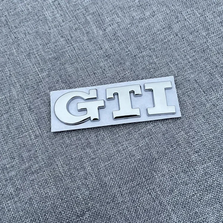 Emblèmes Métal 3D GTI pour VW Golf