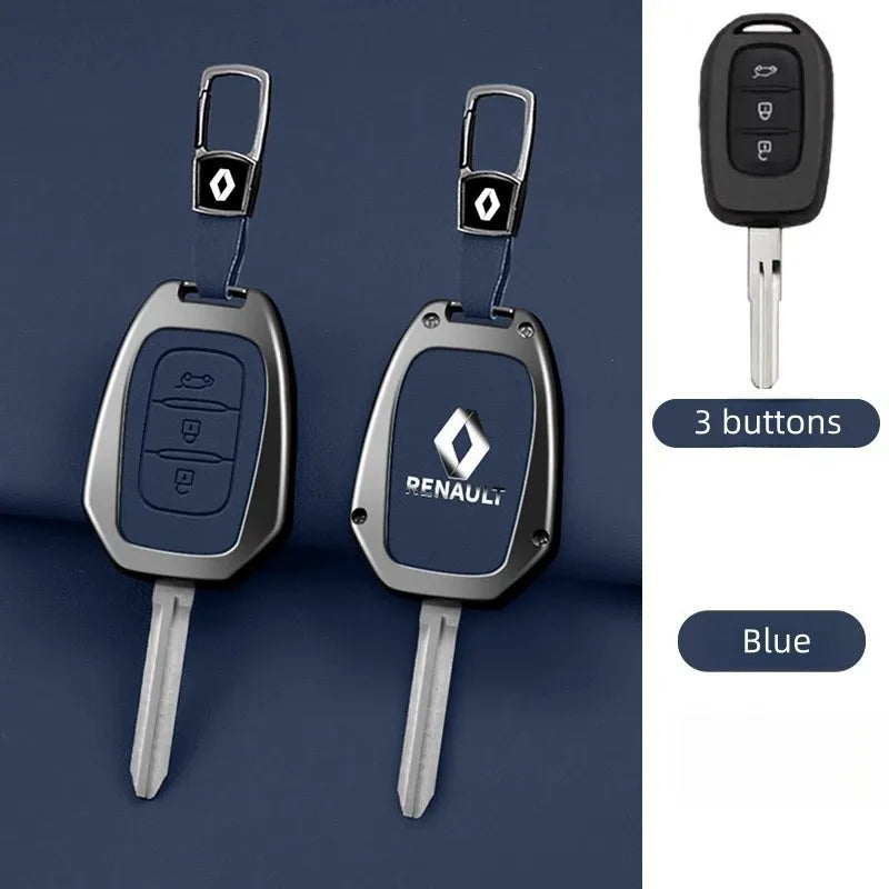 Coque de clé intelligente en alliage de zinc pour Renault