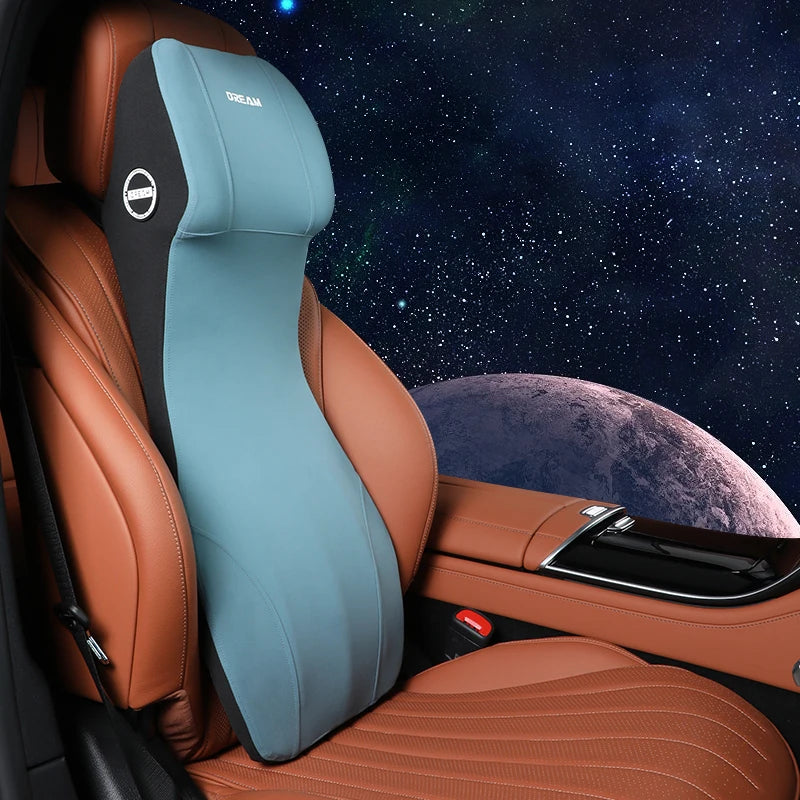 Coussin de soutien lombaire et appui-tête en mousse à mémoire