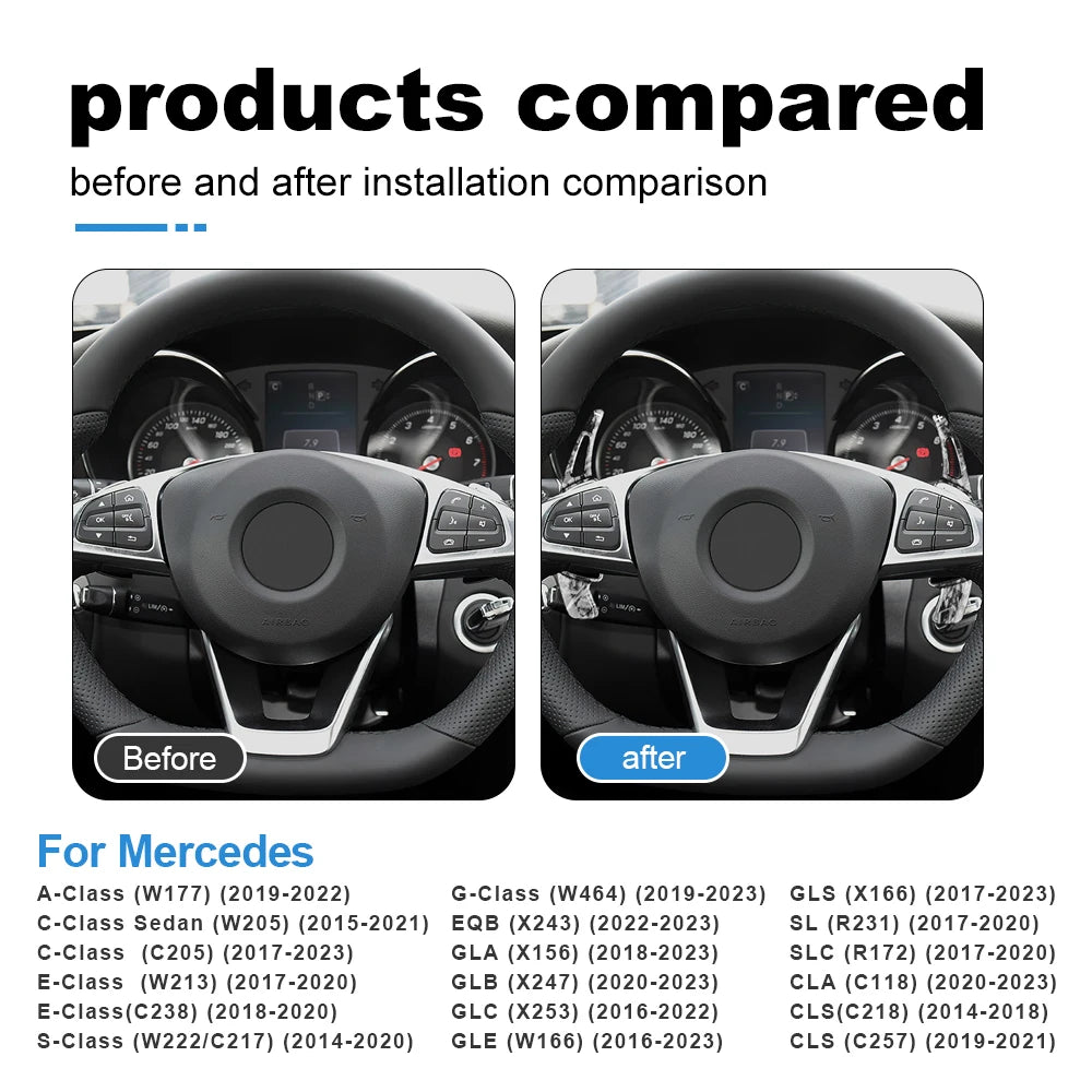 Palette de changement de vitesse pour volant Mercedes-Benz