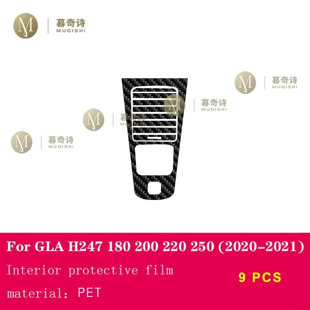 Film protecteur carbone 5D intérieur pour Mercedes-Benz