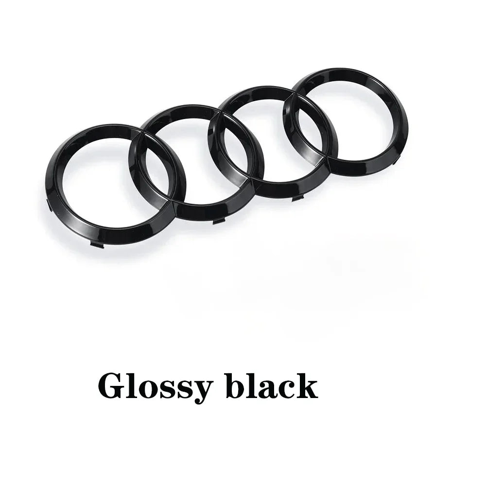 Emblèmes chrome 4 anneaux pour Audi