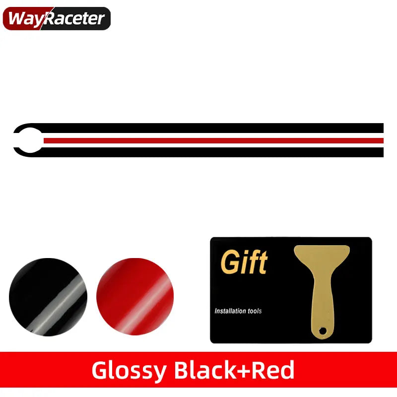 Bande adhésive capot décorative pour BMW