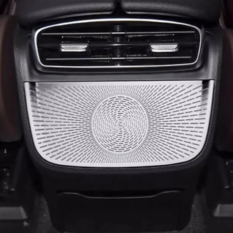 Cache décoratif arrière pour sortie d’air conditionné avec tapis anti-coup