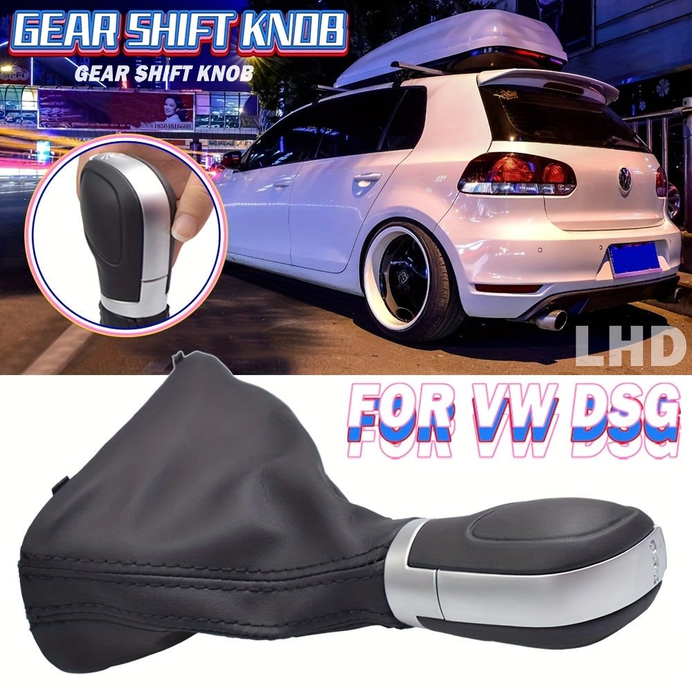 Pommeau de levier de vitesse en simili cuir pour Volkswagen