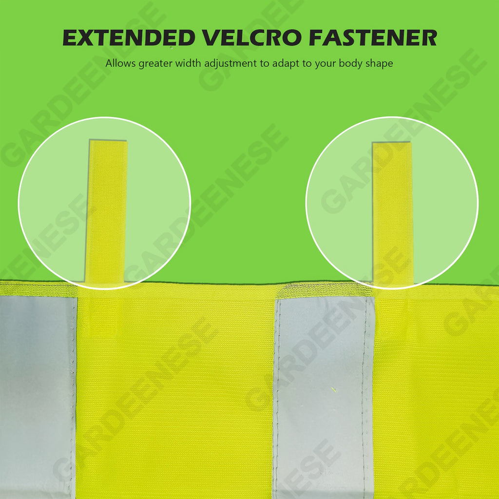 Gilet de sécurité haute visibilité 4pcs jaune