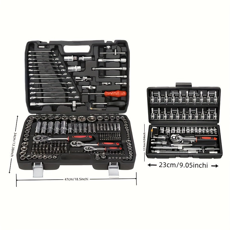 Set d’Outils Automobile et Maison 46/216 pcs Universel