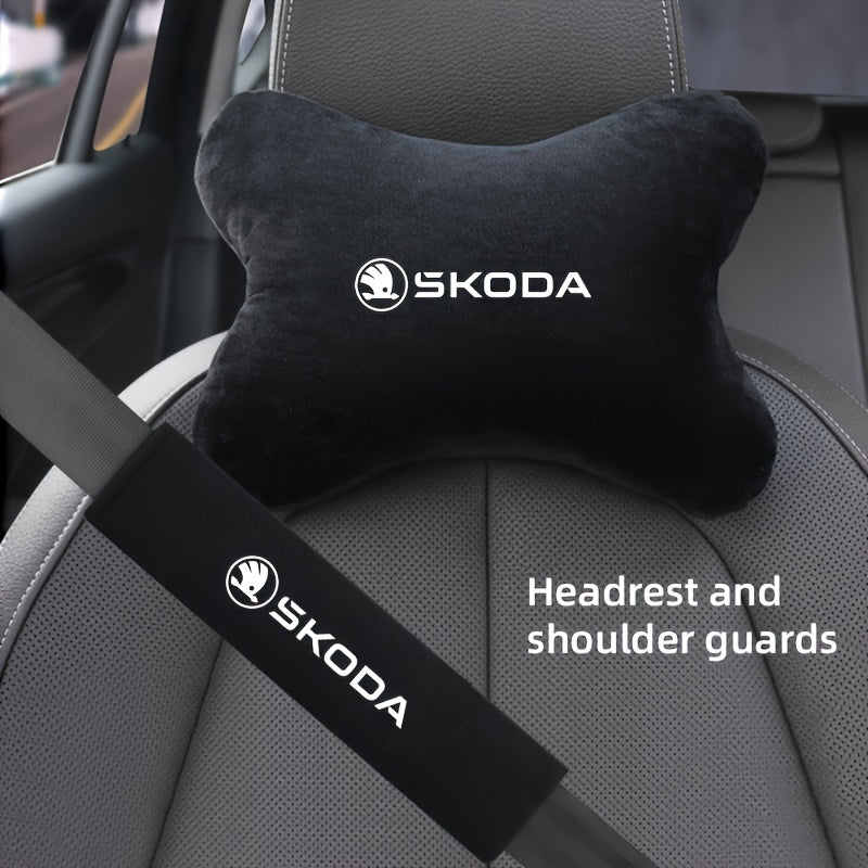Coussin appui-tête et épaules pour skoda