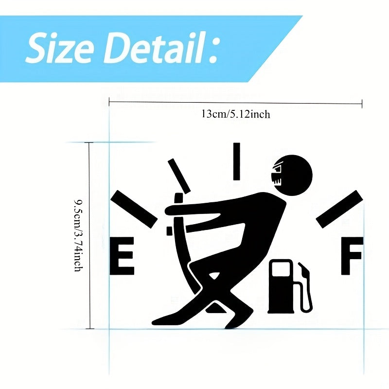 3 Stickers de Bouchon d’Essence Humoristiques