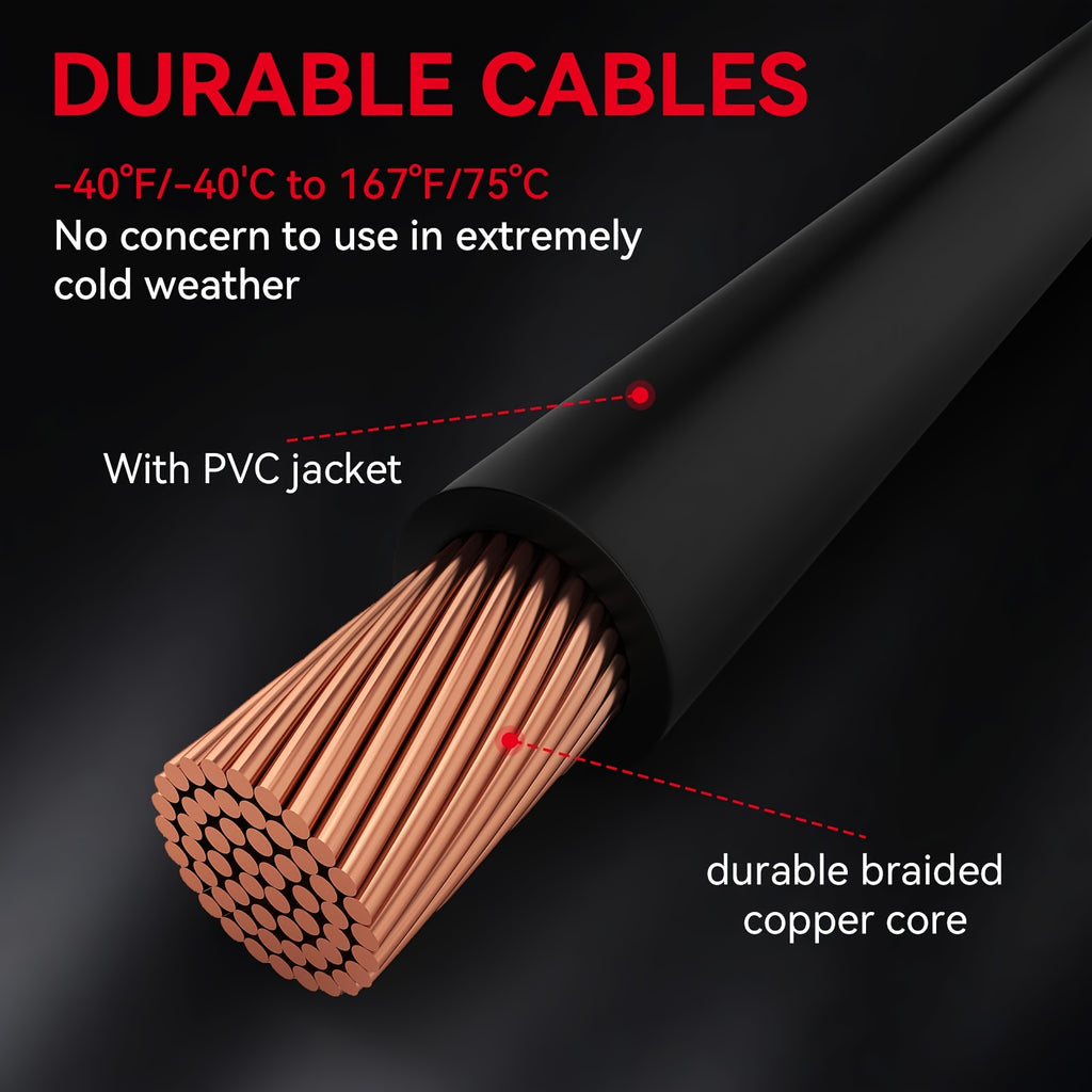 Câbles de Démarrage de Batterie 2000AMP 4m