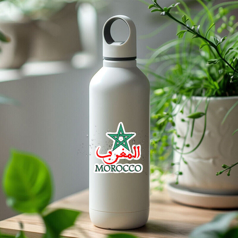 4 Autocollants Vinyle Marocains