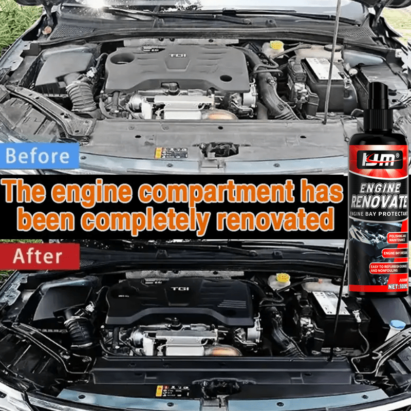 Cire de rénovation moteur – Plastiques noirs foncés