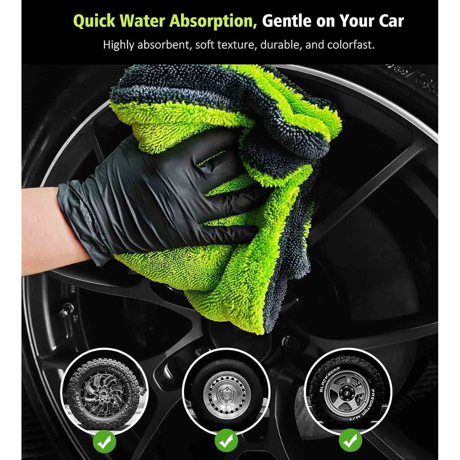 Serviette de séchage ultra-absorbante