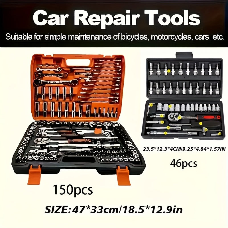 Coffret d’outils auto et moto 150/46 pièces