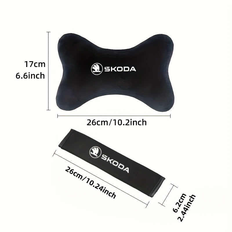 Coussin appui-tête et épaules pour skoda