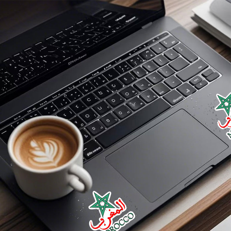 4 Autocollants Vinyle Marocains