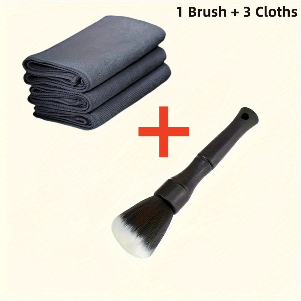 Set de 4 Pièces pour Nettoyage de Voiture