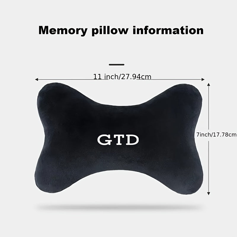 Coussin de siège en peluche pour appui-tête voiture