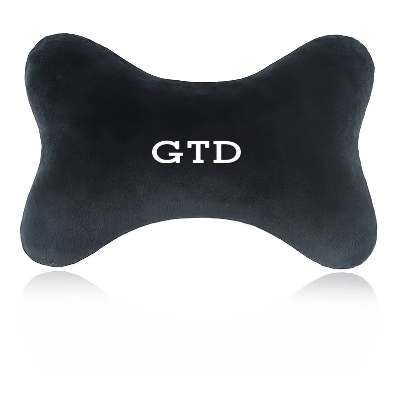 Coussin de siège en peluche pour appui-tête voiture