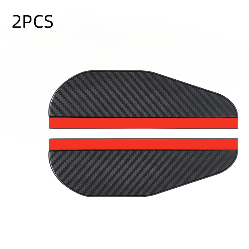 Paire de Déflecteurs de Pluie pour Rétroviseur de Voiture