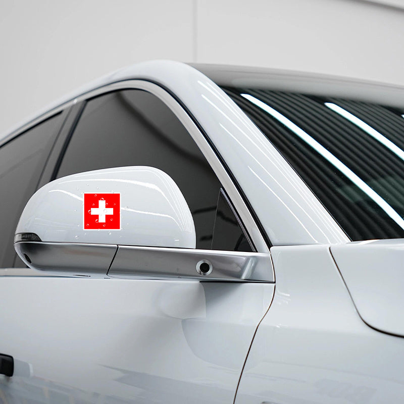 Autocollant Vinyle Drapeau Suisse