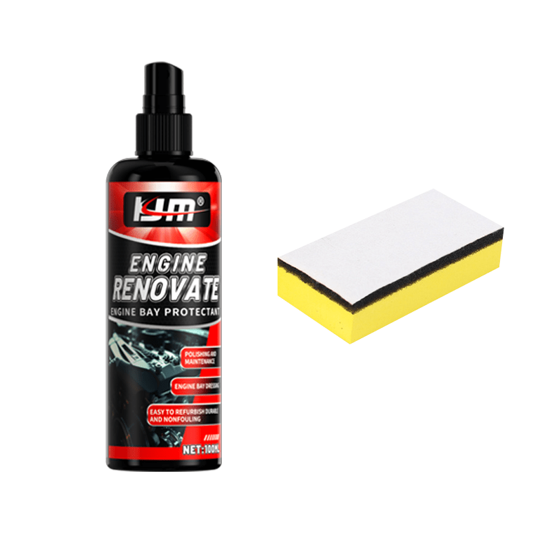 Cire de rénovation moteur – Plastiques noirs foncés