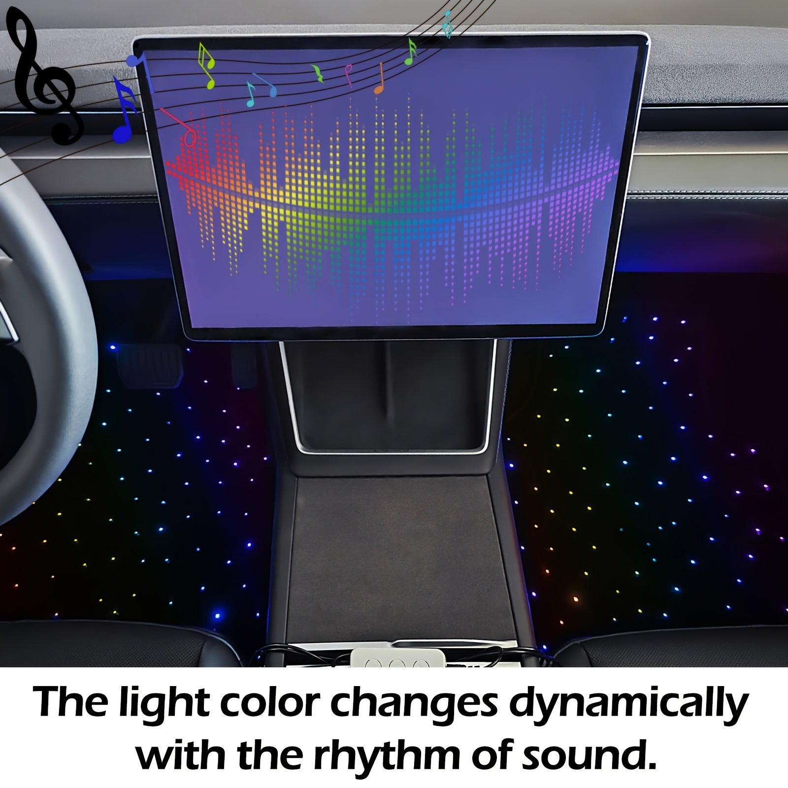 Tapis de sol LED scintillants universels