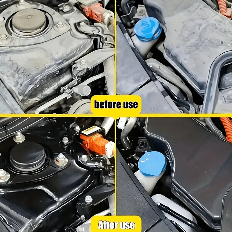 Cire de rénovation moteur – Plastiques noirs foncés