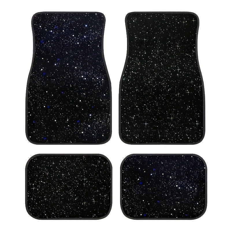 Tapis de sol imprimé ciel étoilé 4 pièces