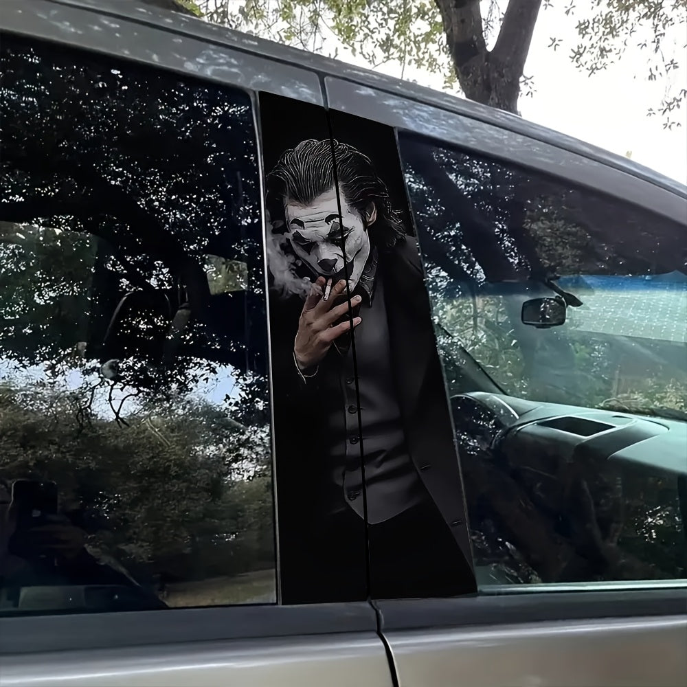 2 Stickers B-pilier Joker DC Gotham pour Voiture