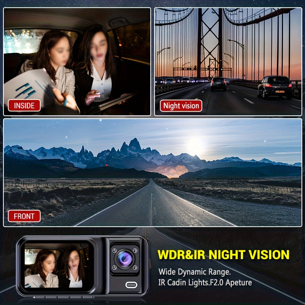 Caméra embarquée double objectif ZKCAMSPY