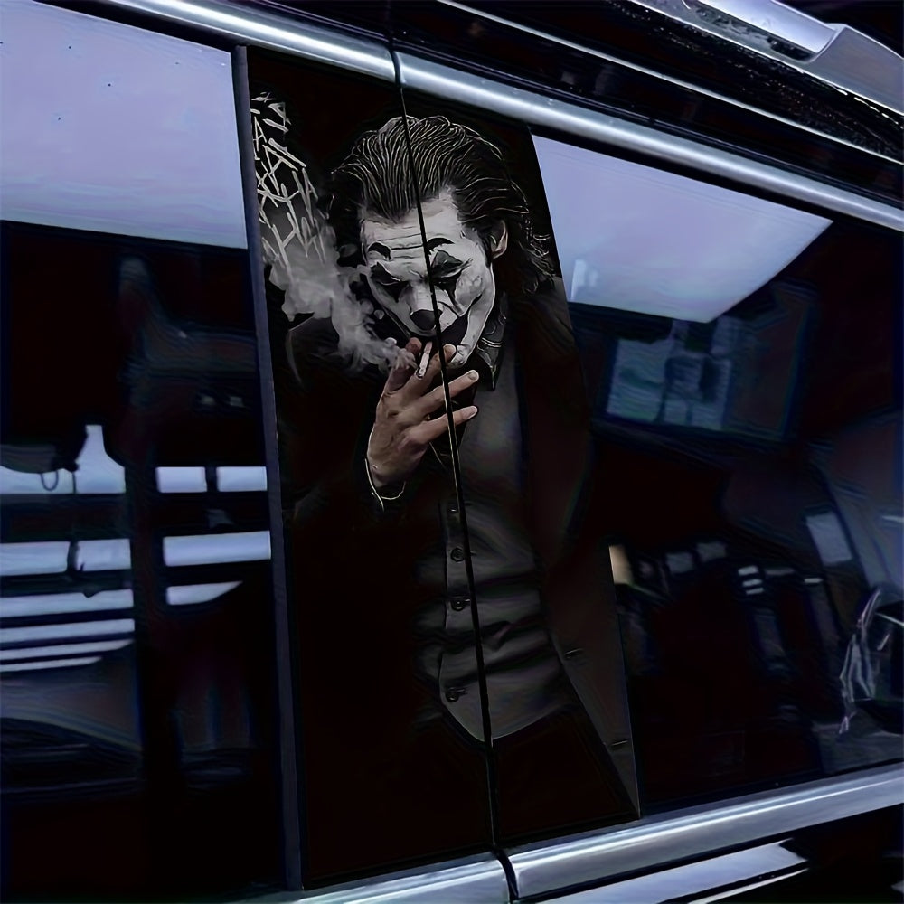 2 Stickers B-pilier Joker DC Gotham pour Voiture