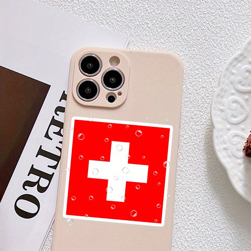 Autocollant Vinyle Drapeau Suisse