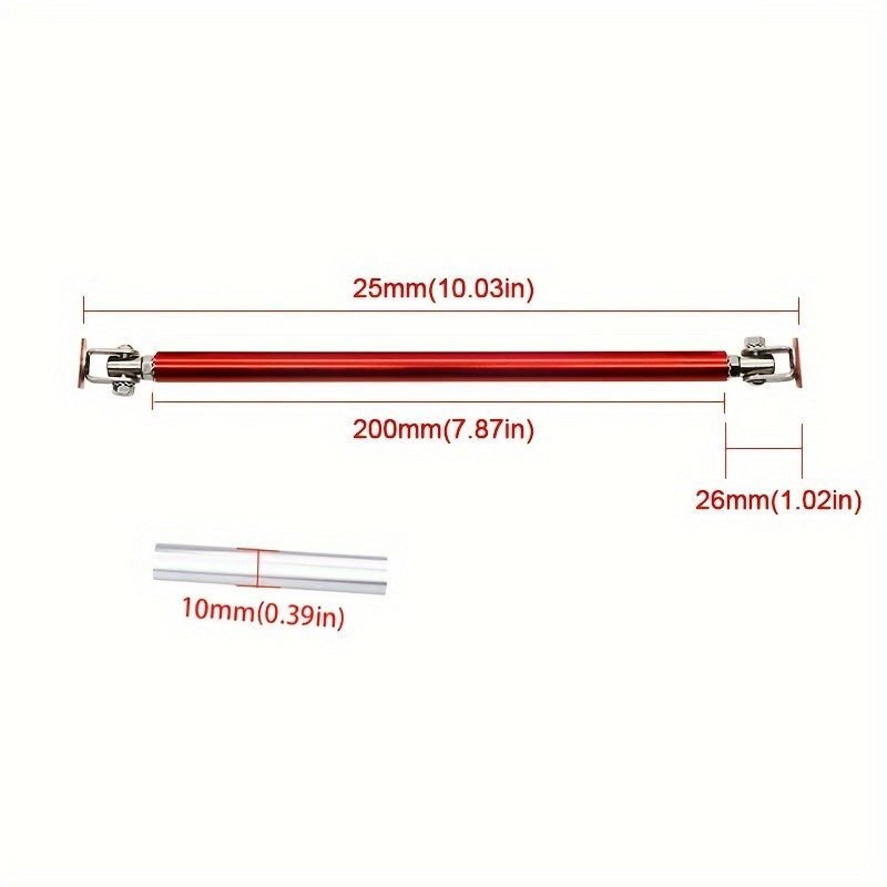 Paire de tiges de renfort avant universelles 200mm – Kit support pare-chocs