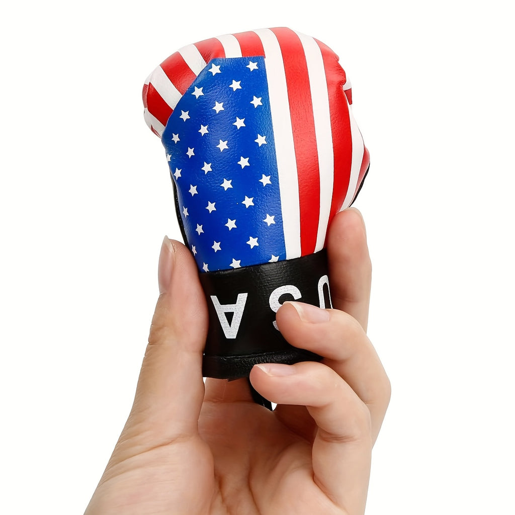 Paire de Gants de Boxe à Motif Drapeau Américain pour Rétroviseur