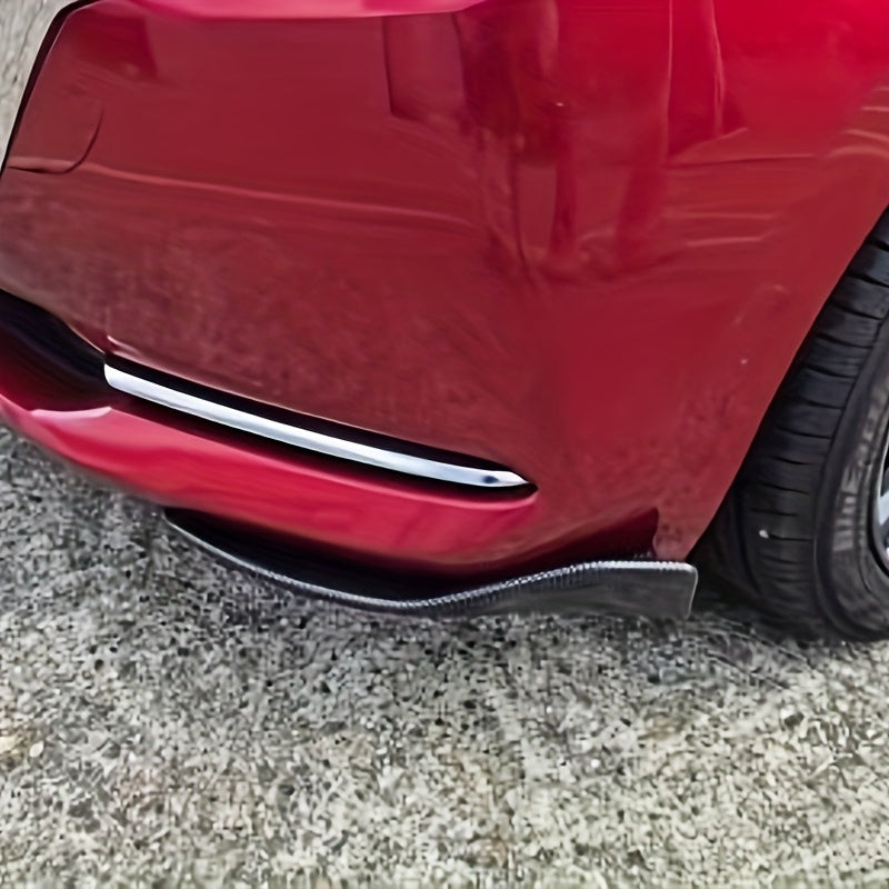 Kit carrosserie universel brillant noir – 2 pièces pare-chocs avant/arrière + jupes latérales pour berline