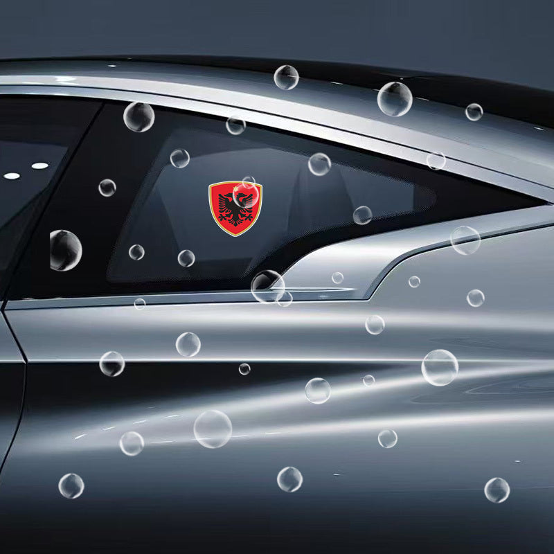 4 Autocollants Bumper Dardania Eagle & Shield